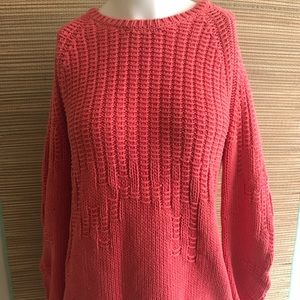 Theory salmon crew neck sweater